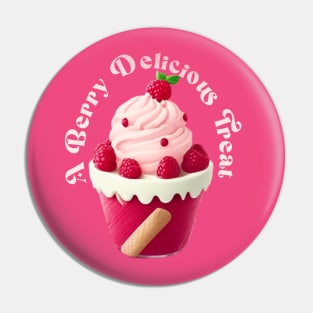 raspberry ice-cream Pin