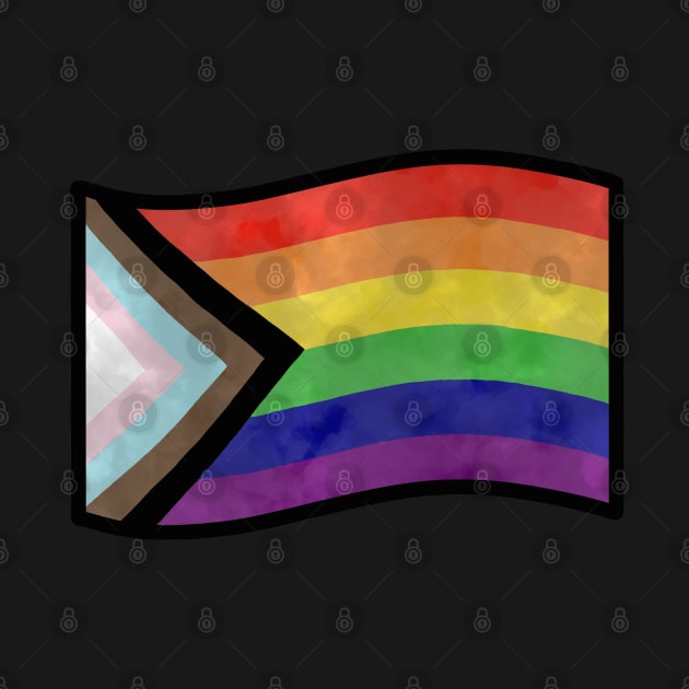 Foggy DBD Progress Pride Flag Charm by SentABearToSpace 