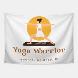 Yoga Warrior Tapestry