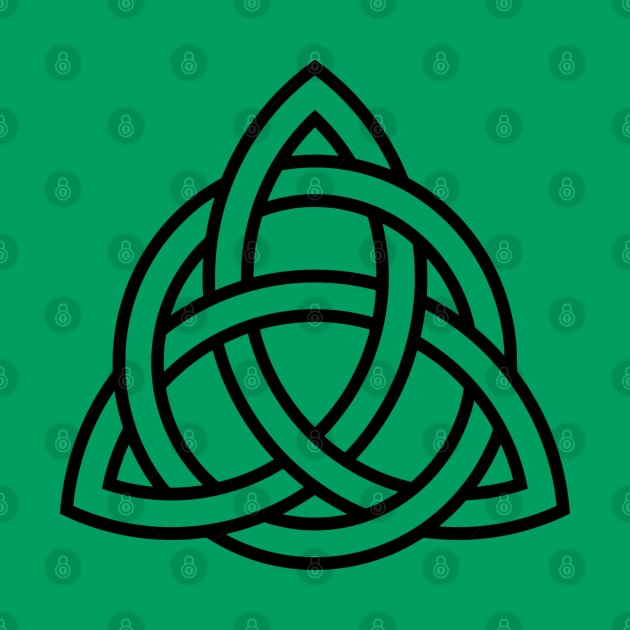 Triquetra Knot With Interlaced Circle by taiche