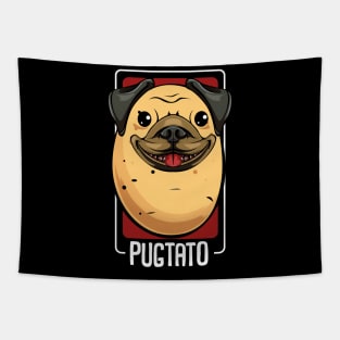 Pugtato - Cute Potato Pug Dog Vegetable Tapestry