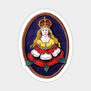 Katherine Parr Royal Badge Queen Tudor Rose Magnet