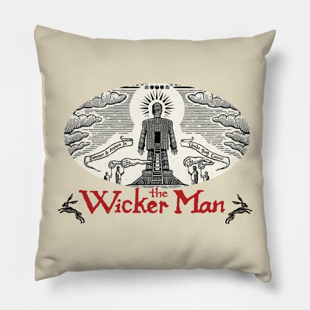 The Wicker Man design 1 Pillow by ElijahBarns