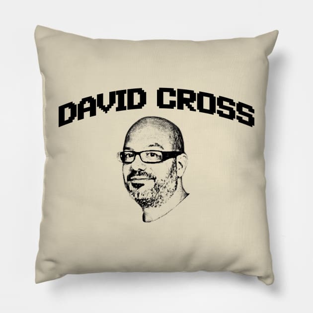 David Cross Pillow by Lowchoose