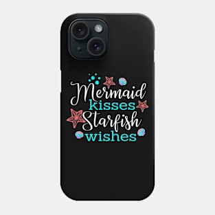 Mermaid kissess starfish wishes Funny T-Shirt Phone Case