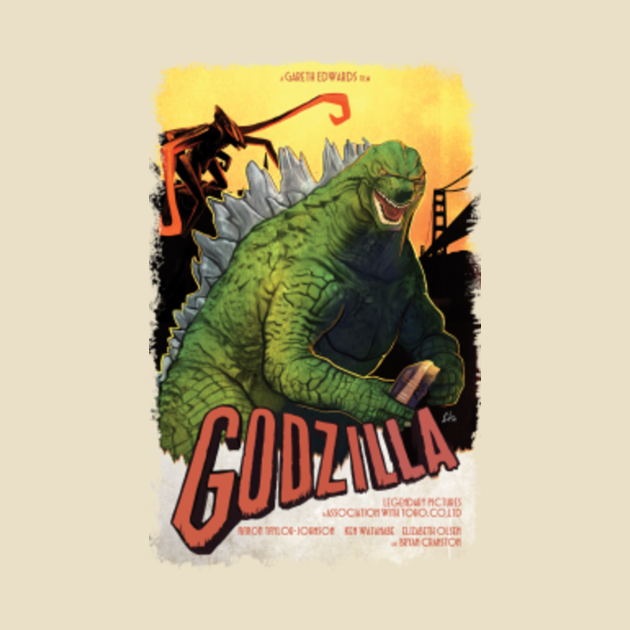 Classic New Godzilla - Godzilla - T-Shirt | TeePublic