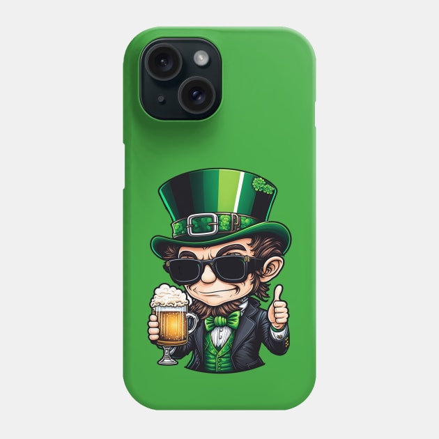 A Happy St Patricks Day Leprechaun Phone Case by mstory