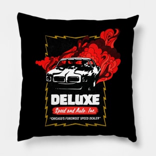 Vintage Muscle Car Dealer Pillow