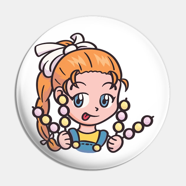 Ann Dango - Summer Gaming Pin by PabloooDuarte