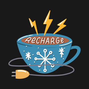 Recharge Coffee Cup T-Shirt