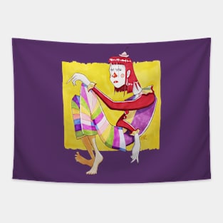 Silly Clown Tapestry