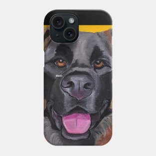 Black Newfoundland Dog Phone Case