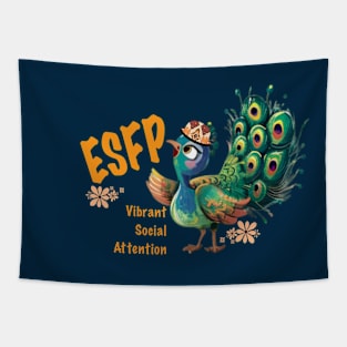 ESFP Performer, Peacock Tapestry