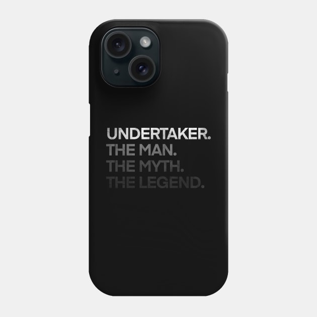 The Undertaker Phone Case by SAN ART STUDIO 