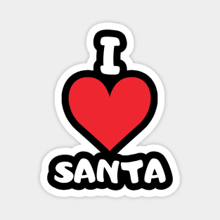 I love Santa! Magnet