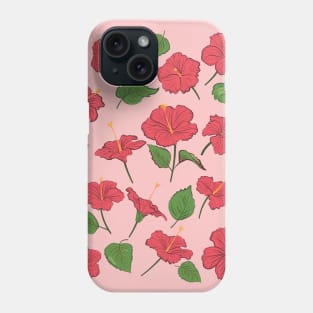 Hibiscus Blooms Phone Case