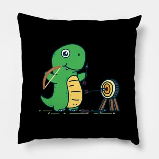 Cute Archery Dinosaur Pillow