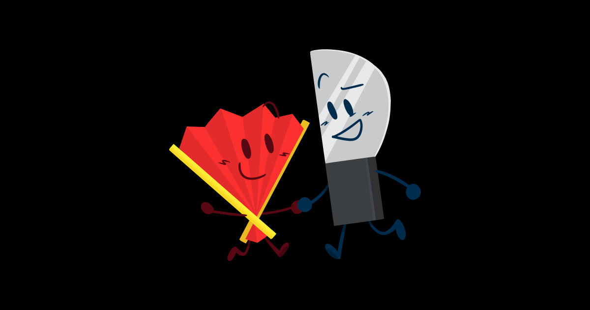 Fan x Knife (Inanimate Insanity) - Inanimate Insanity - Sticker | TeePublic