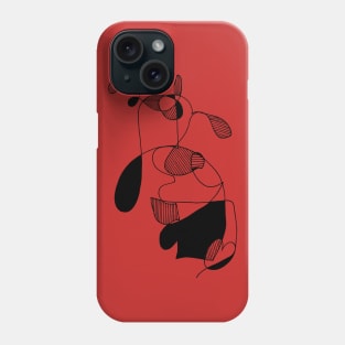 abstract face Phone Case