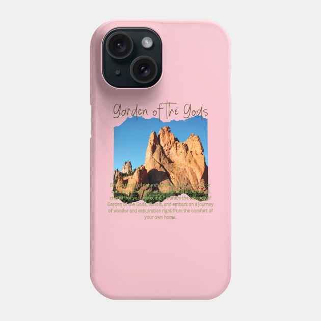 Garden of the gods, Illinois Phone Case by TeeText