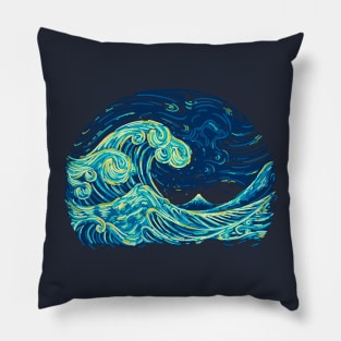 Starry wave Pillow