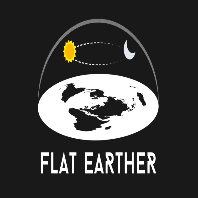 Discover Flat Earther Flat Earth Theory Society Jumper - Flat Earther Flat Earth Theory Society - T-Shirt