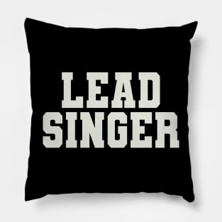 Lead Singer Word Pillow