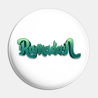 green ramadan arabic text effect Pin