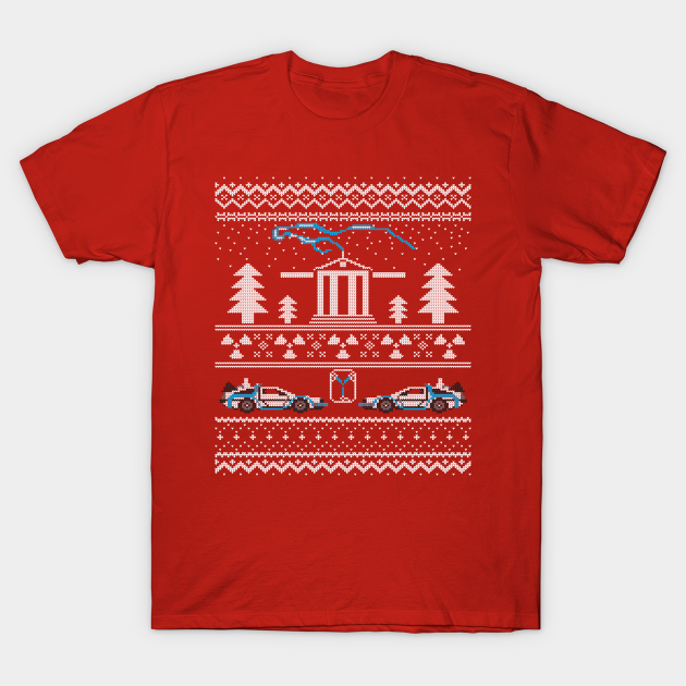 back to the future christmas sweater