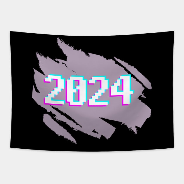 2024 - Gamers - Celebration - New Years - Birthday Tapestry by MaystarUniverse