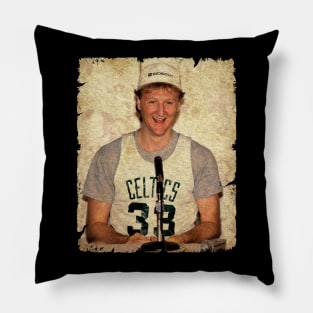 Never Forget When Larry Bird Dropped 60 and Turned The Opposing Hawks Bench Into Cheerleaders, 1986 Pillow