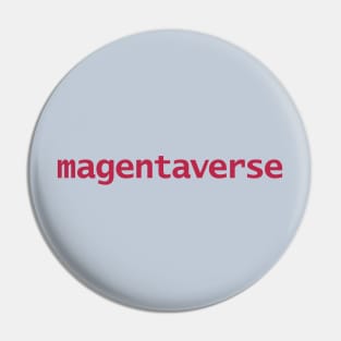 Magentaverse Typography in Viva Magenta Pin