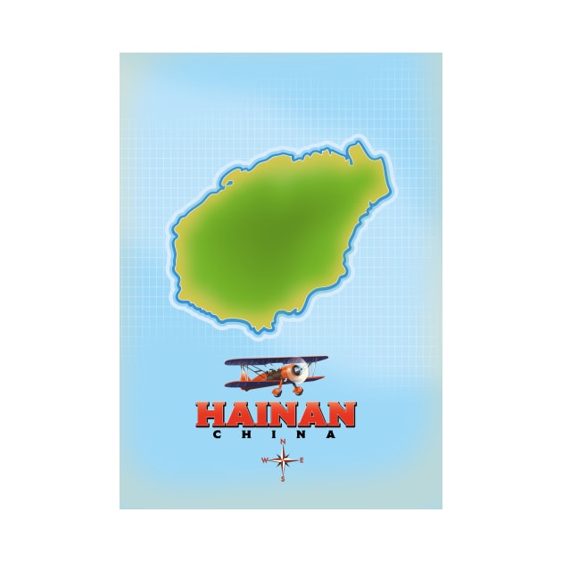 Hainan China map by nickemporium1