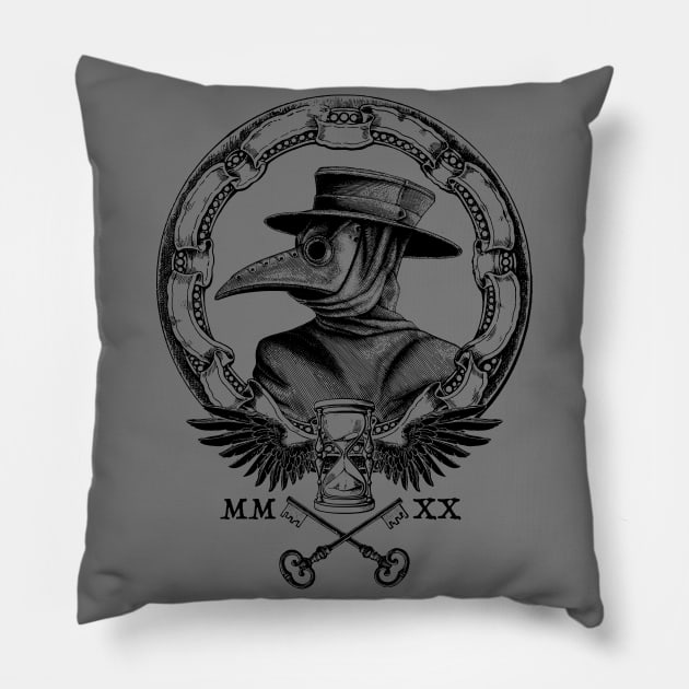 Plague Doctor Pillow by RavenWake