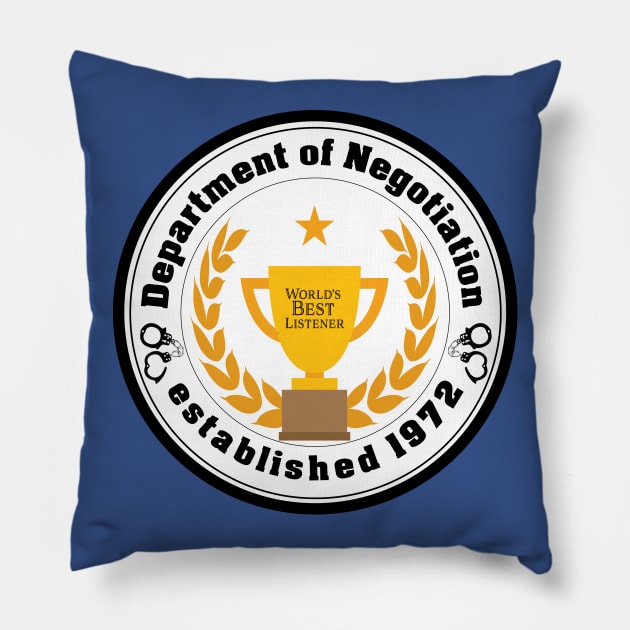 World's Best Listener Pillow by DepartmentofNegotiation