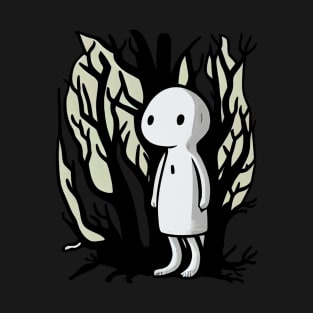 Kodama Japan Spirit Ghost in dense forest T-Shirt