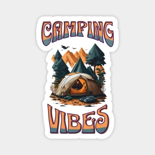 Camping Vibes Magnet