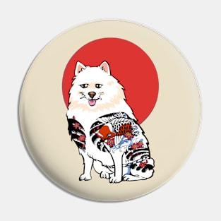 Yakuza Samoyed Pin