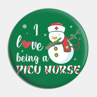 I Love Being A Nurse Pin
