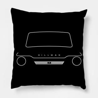 Hillman Super Imp Mark II outline graphic (white) Pillow