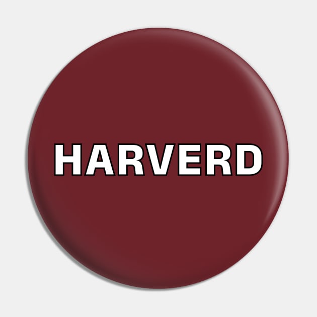 Harverd Pin by MrWho Design