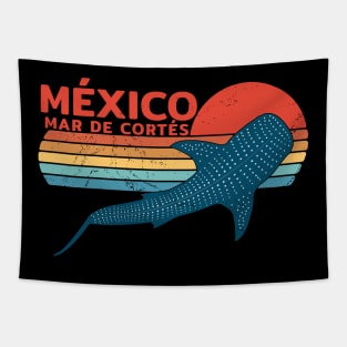 México Sea of Cortez Shark Diving Whale Shark Tapestry