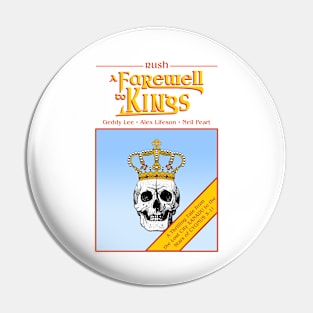 A Farewell To Kings Book Cover Pin