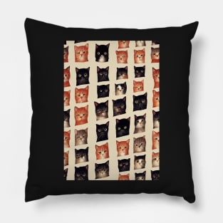 Lots of Cats. Perfect gift for Cats Lovers or for National Cat Day, #26 Pillow