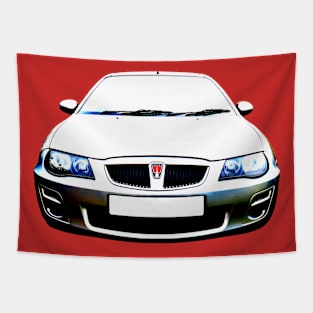 Rover 25 classic car high contrast Tapestry