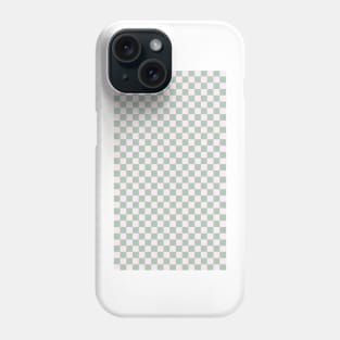 funky green and pink checkered gingham pattern Phone Case