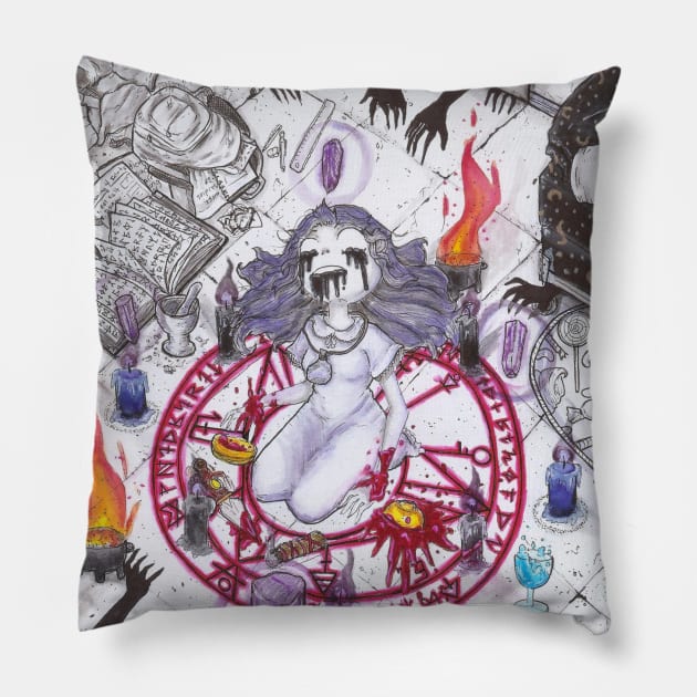 Childern shouldn't  play with dead things Pillow by Narithian