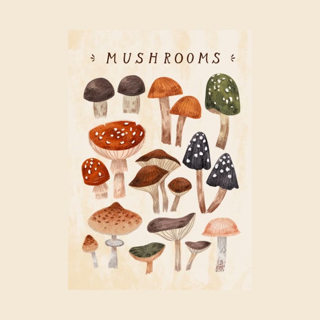 Mushrooms vol.1 by Iz Ptica