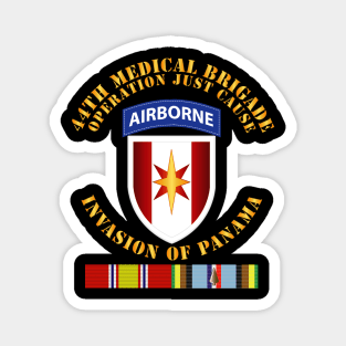 Just Cause - 44th Med Bde Operation Just Cause Panama w Svc Ribbons Magnet