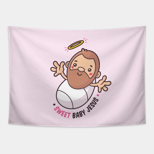 Sweet Baby Jesus Tapestry by zoljo